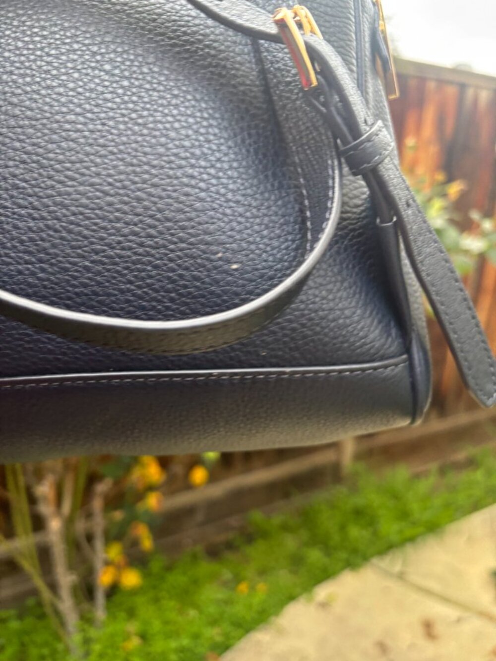 Authentic Michael kors leather backpack purse - Picture 7 of 8
